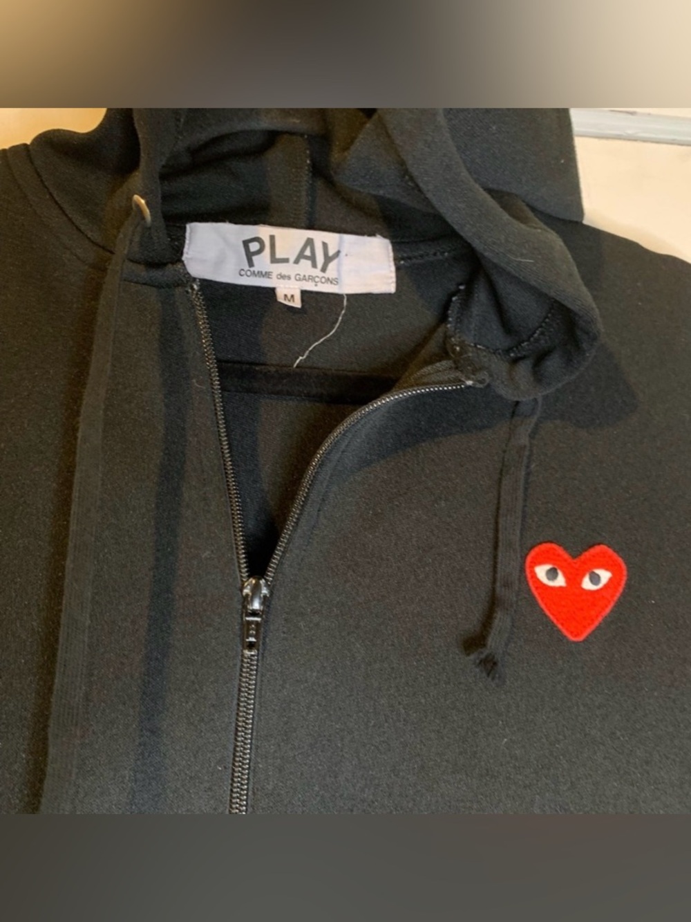 VTG Track Zip Up w Hood - size Medium - Picture 3 of 6